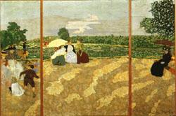 Edouard Vuillard Public Gardens.The Conversation;The Nursemaids;The Red Parasol France oil painting art